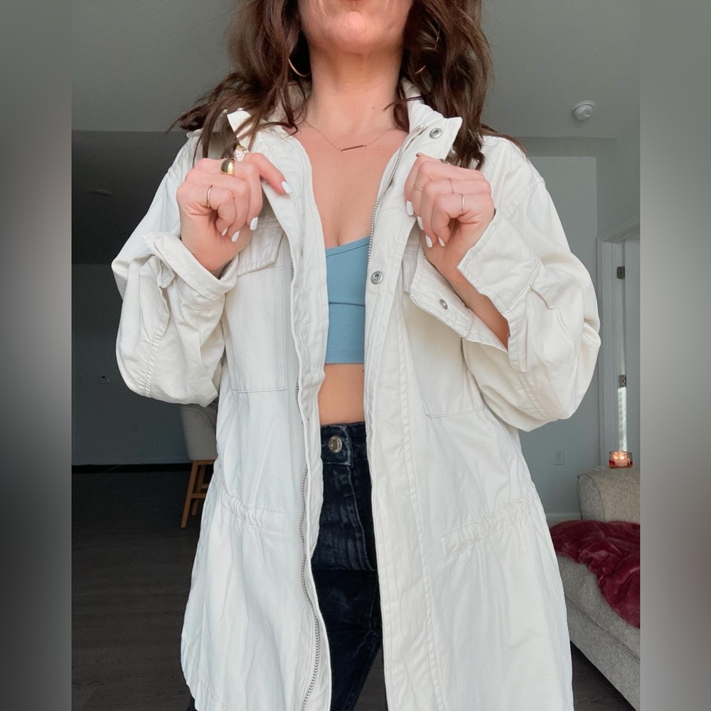 Ivory Utility Jacket - Picture 3 of 3